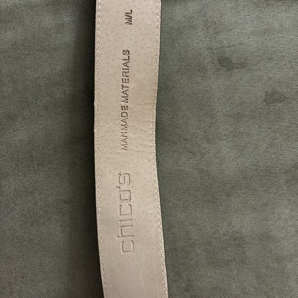 Women’s Chicos bronze metallic belt size M/L 41” long - Picture 10 of 10